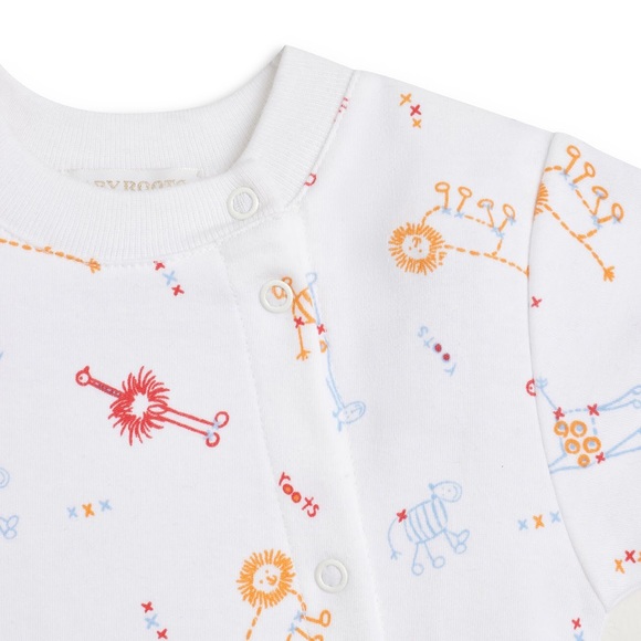 ROOTS BABY ZAZU SHORT SLEEVE ONE PIECE - Picture 2 of 2